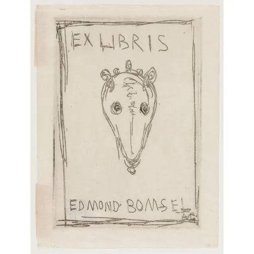 Alberto Giacometti, Ex Libris Edmond Bomsel Sürrealizm Alberto Giacometti, Ex Libris Edmond Bomsel Sürrealizm Sanat Akımları Alberto Giacometti, Ex Libris Edmond Bomsel Alberto