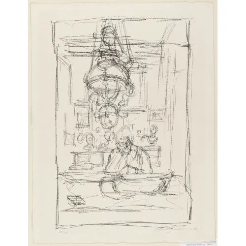 Alberto Giacometti, Interior With Chandelier Surrealism Art Movements Alberto Giacometti, Interior with ChandelierThe subject of