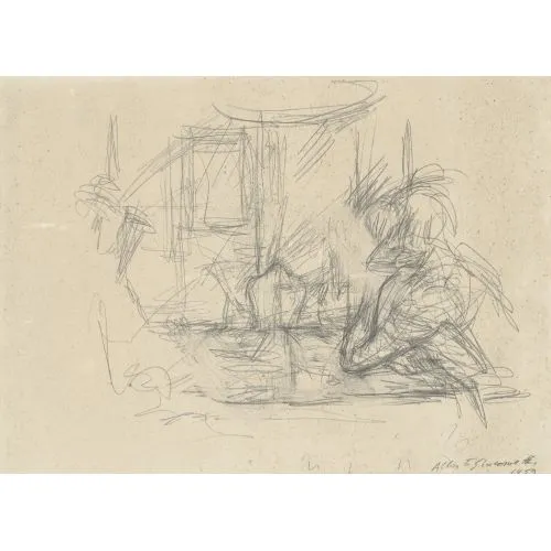 Alberto Giacometti, Lesende Frau Bei Maloja Sürrealizm Alberto Giacometti, Lesende Frau Bei Maloja Sürrealizm Sanat Akımları Alberto Giacometti, Lesende Frau bei Maloja