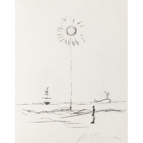 Alberto Giacometti, Uyuyan Elma Sürrealizm Sanat Akımları Alberto Giacometti, Pomme endormie Alberto Giacometti tarafından