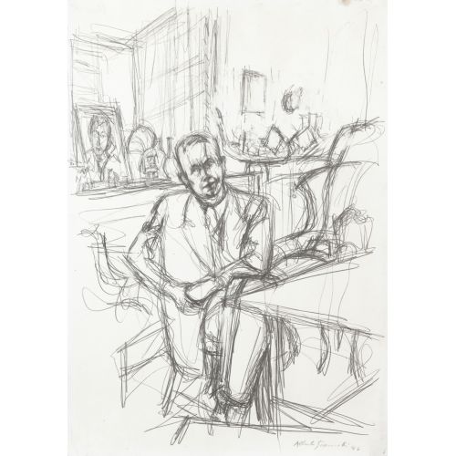 Alberto Giacometti, Louis Aragon Portresi Alberto Giacometti, Louis Aragon Portresi
