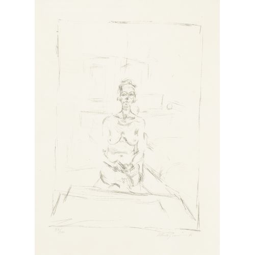 Alberto Giacometti, Oturan Çıplak Alberto Giacometti, Oturan Çıplak