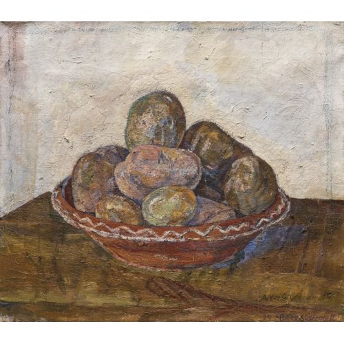 Alberto Giacometti, Patatesli Natürmort, 1924 Alberto Giacometti, Patatesli Natürmort, 1924