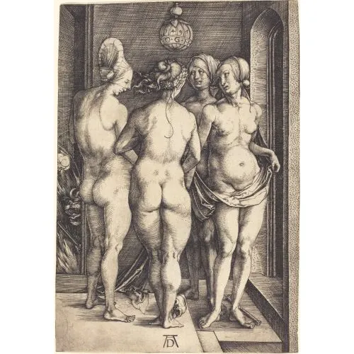 Albrecht Durer, Four Naked Women