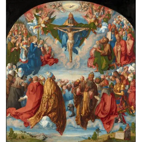 Albrecht Durer, Adoration Of The Trinity