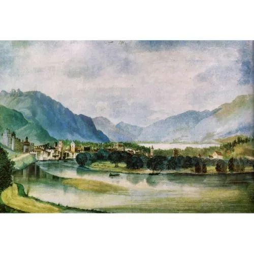 Albrecht Durer, View Of Trent From The North Landscapes Albrecht Durer View Of Trent From The North Landscapes Canvas Prints Albrecht Dürer View of Trent from the NorthThe subject of
