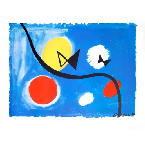 Alexander Calder Hovering Bowties Soyut Alexander Calder Hovering Bowties Soyut Sanat Akımları Alexander Calder Asılı PapyonlarAlexander Calderın Asılı