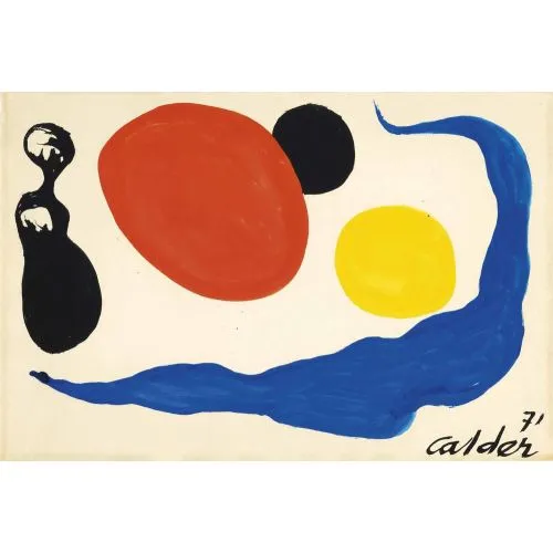 Alexander Calder İsimsiz Vııı Soyut Sanat Akımları Alexander Calder İsimsiz VIIIBu Alexander Calder tarafından yapılan
