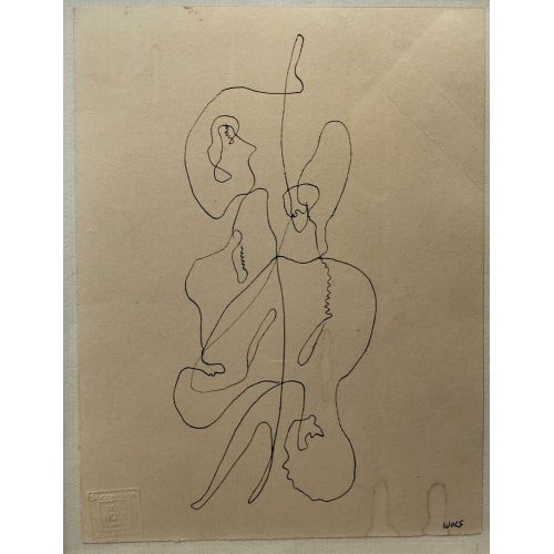 Alfred Otto Wolfgang Schulze, Tek Bir Çizgide, 1947 Lekecilik Alfred Otto Wolfgang Schulze, Tek Bir Çizgide, 1947 Lekecilik Sanat Akımları