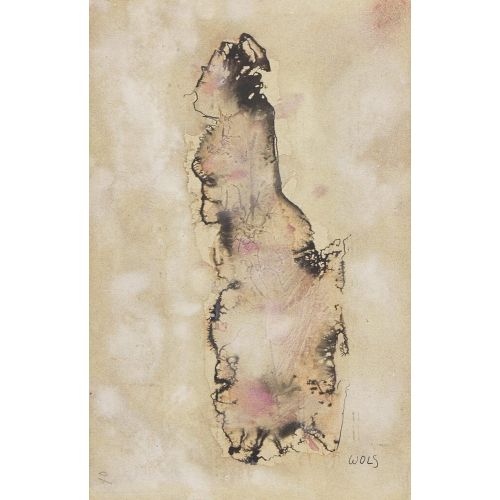 Alfred Otto Wolfgang Schulze, Figür, 1949 Lekecilik Alfred Otto Wolfgang Schulze, Figür, 1949 Lekecilik Sanat Akımları