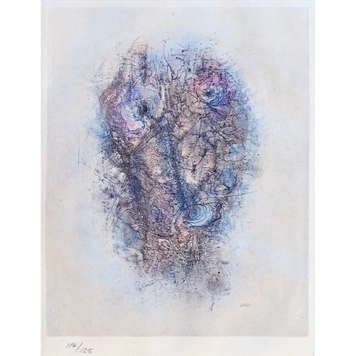 Alfred Otto Wolfgang Schulze, Kasvetli Pazar, 1963 Lekecilik Alfred Otto Wolfgang Schulze, Kasvetli Pazar, 1963 Lekecilik Sanat Akımları