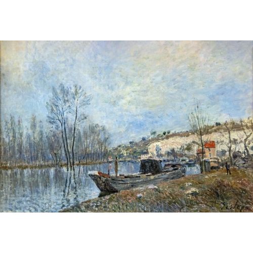 Alfred Sisley, Takılma Kenarı Moret Alfred Sisley, Takılma Kenarı Moret
