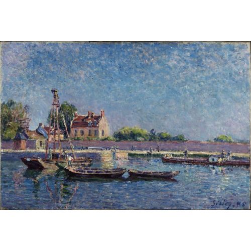 Alfred Sisley The Lock Of Saint Mammes Impressionism Art Movements Alfred Sisley The Lock Of Saint MammesThe artwork The Lock of