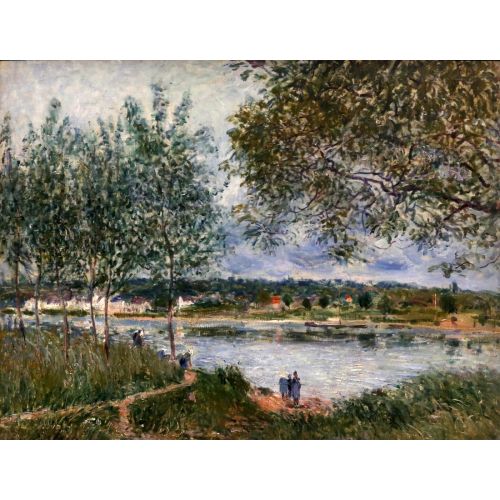 Alfred Sisley, Eski Tekne Yolu Alfred Sisley, Eski Tekne Yolu