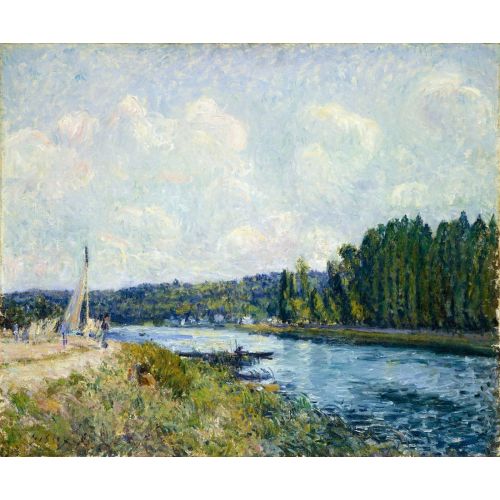 Alfred Sisley, Banks Of The Oise