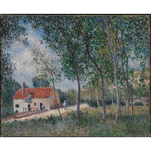 Alfred Sisley, Moret İle Saint Mammes Arası Giden Yol Alfred Sisley, Moret İle Saint Mammes Arası Giden Yol
