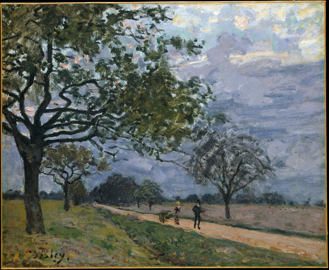 Alfred Sisley The Road From Versailles To Louveciennes | Arthipo