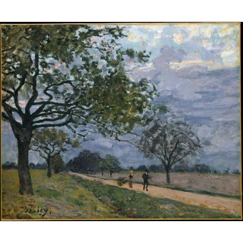 Alfred Sisley, Versay İle Louveciennes Arası Giden Yol Alfred Sisley, Versay İle Louveciennes Arası Giden Yol
