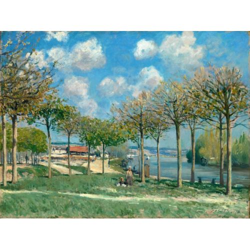 Alfred Sisley, Seine Bougival Alfred Sisley, Seine Bougival