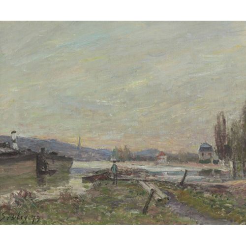 Alfred Sisley, Banks Of The Seine