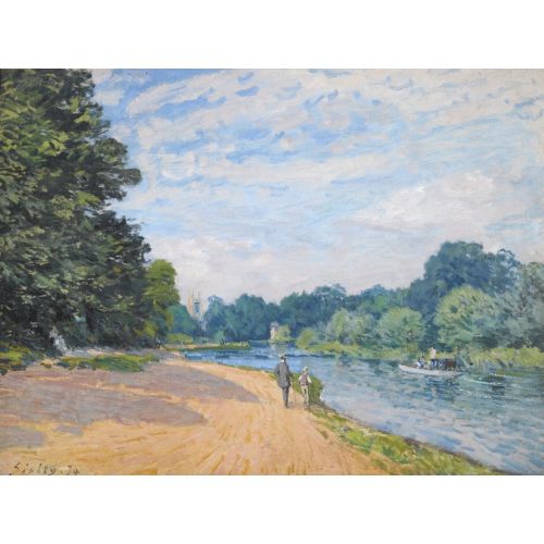 Alfred Sisley, Thames İle Hampton Kilisesi Alfred Sisley, Thames İle Hampton Kilisesi
