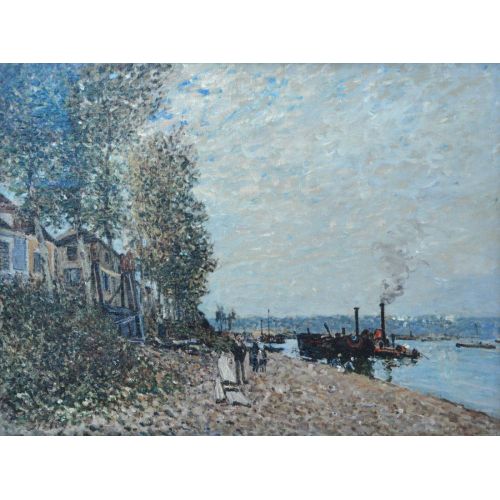 Alfred Sisley, Loing Üzerinde Römorkör Alfred Sisley, Loing Üzerinde Römorkör