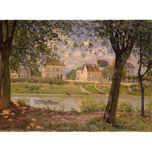 Alfred Sisley, Seine'deki Köy Alfred Sisley, Seine'deki Köy