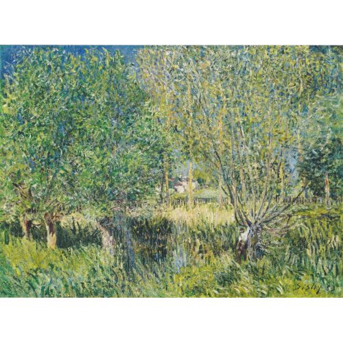 Alfred Sisley, Weiden Am Ufer Der Orvanne