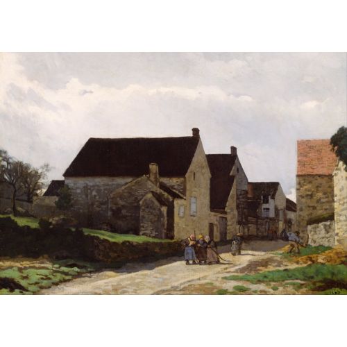 Alfred Sisley, Ağaç Boyamaya Giden Kadınlar