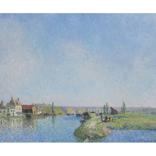 Alfred Sisley, Loing Kanalı II Alfred Sisley, Loing Kanalı II