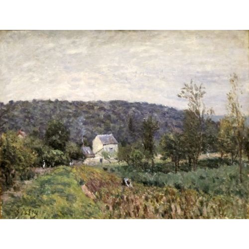 Alfred Sisley, Evening Outskirts Of Paris