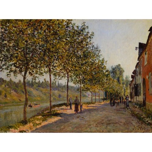 Alfred Sisley, June Morning In Saint Mammes