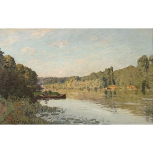 Alfred Sisley, Manzara Bougival Ulusal Müzesi Alfred Sisley, Manzara Bougival Ulusal Müzesi