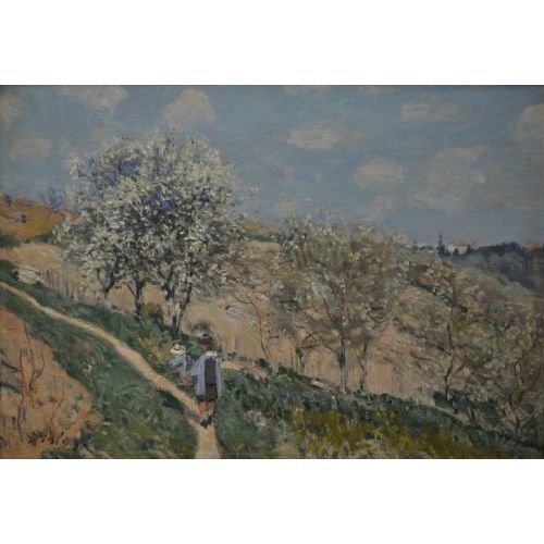 Alfred Sisley, Manzara Bahar Bougival