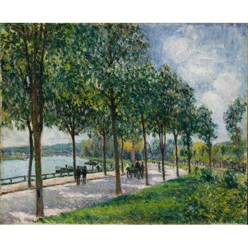 Alfred Sisley, Alley Of Chestnut Trees