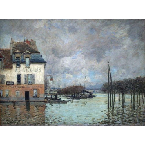 Alfred Sisley Port Marly Impressionism Art Movements Alfred Sisley Port MarlyIn this artwork, Alfred Sisley depicts the