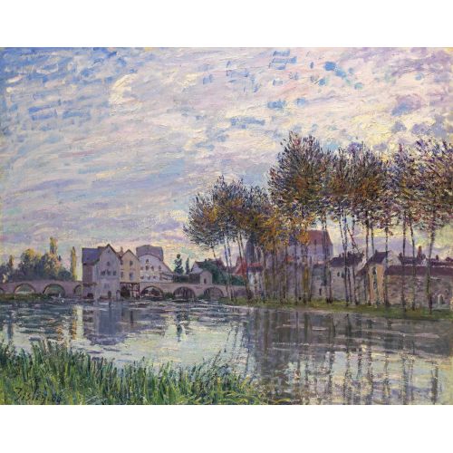 Alfred Sisley, Gün Batımında Ekim