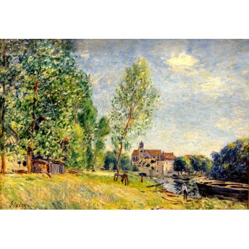 Alfred Sisley, Tersanede Moret