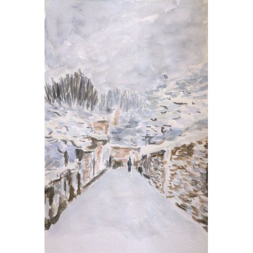 Alfred Sisley, Şimdi Louveciennes Alfred Sisley, Şimdi Louveciennes