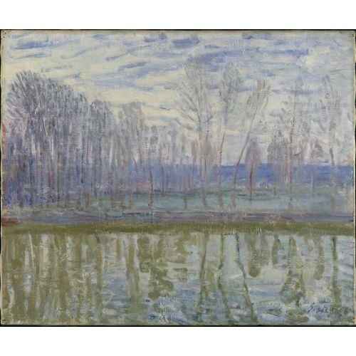Alfred Sisley, On The Shores Of Loing