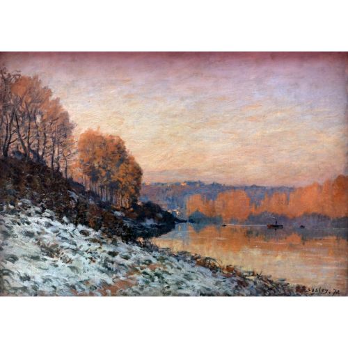 Alfred Sisley, Port Marly White Frost