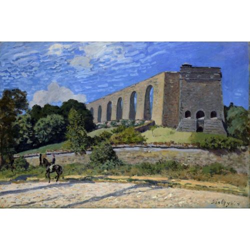 Alfred Sisley, Aqueduct At Marly