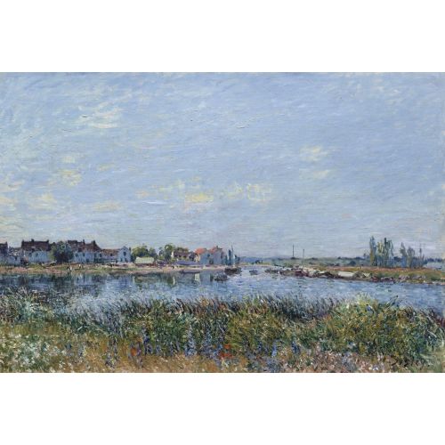 Alfred Sisley, Saint Mammes Sabah Alfred Sisley, Saint Mammes Sabah
