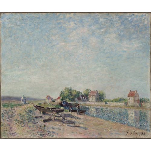 Alfred Sisley, Saint Mammes Loing Kanalı Alfred Sisley, Saint Mammes Loing Kanalı