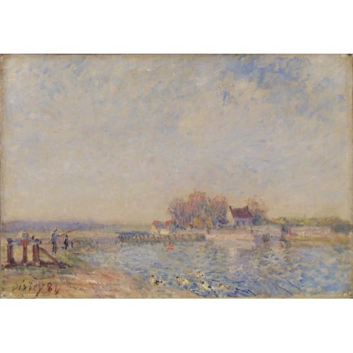 Alfred Sisley, Saint Mammes Loing Kanalı II
