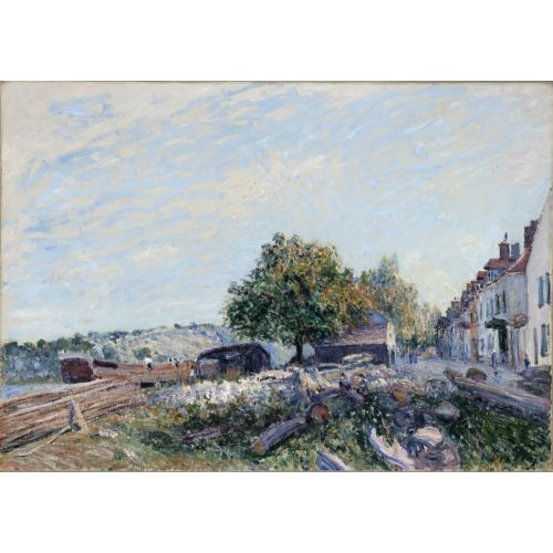 Alfred Sisley, Saint Mammes Sabah Alfred Sisley, Saint Mammes Sabah