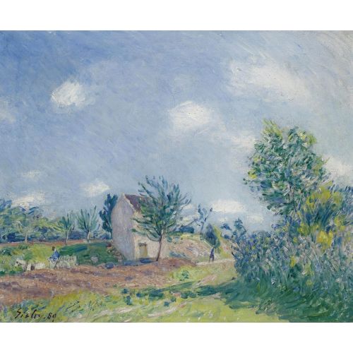 Alfred Sisley, Bahar Manzara Yolu Moret Çevresi