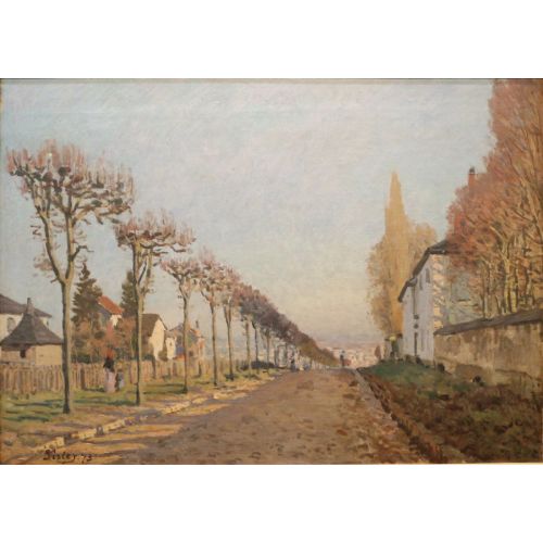 Alfred Sisley, Strada Of The Machine Louveciennes