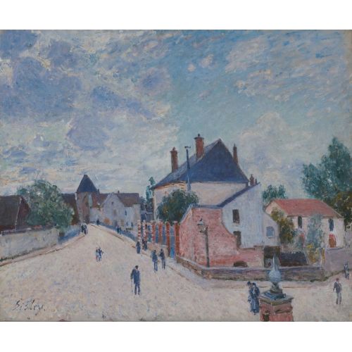 Alfred Sisley, Sokak Moret Alfred Sisley, Sokak Moret