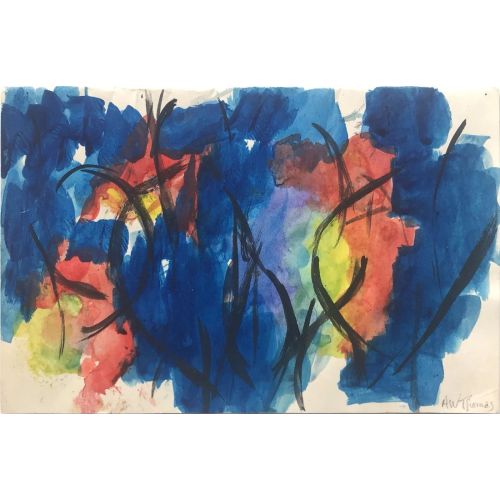 Alma Thomas, Blue, Black, Red, Yellow Green And Violet Alma Thomas, Blue, Black, Red, Yellow Green And Violet